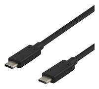 DELTACO USBC-1122 cavo USB 1 m USB 3.2 Gen 2 (3.1 Gen 2) Nero