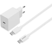 Deltaco USBC-AC146 Caricabatterie per dispositivi mobili Universale Bianco dC Interno (DELTACO USB-C wall charger, 1x USB-C P) NEW
