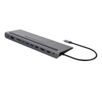 Deltaco USBC-DOCK2 replicatore di porte e docking station per laptop Cablato USB 3.2 Gen 1 [3.1 Gen 1] Type-C Grigio (DELTACO USB-C docking station VGA/DP/H) - Nouvo