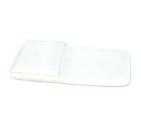 DELTAFLEX Completo Antisoffoco Materassino e Cuscino per Carrozzina, Poliuretano e Cotone, Materasso per Bambini, Mediamente Rigido, Bianco