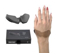 DELTAHUB Carpio 2.0 - Poggiapolsi ergonomico per mouse per destrorsi, supporto per tunnel carpale, sollievo dal dolore, anti-fatica, facile da scivolare, elegante, computer da ufficio, laptop, giochi,