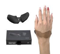 DELTAHUB Carpio 2.0 - Poggiapolsi veramente ergonomico per mancini, supporto per tunnel carpale, sollievo dal dolore, anti-fatica, facile scorrimento, elegante, per computer da ufficio, laptop,