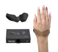 DELTAHUB, Poggiapolsi ergonomico Carpio 2.0 per mancini, supporto per tunnel carpale, sollievo dal dolore, anti-fatica, facile scorrimento, elegante, per ufficio, computer, laptop, gaming, S, grigio