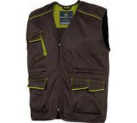 Deltaplus 5428232 Panostyle M6Gil Gilet Panoply, Taglia M, Marrone/Verde
