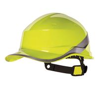 DELTAPLUS Casco da baseball Diamond V da cantiere giallo