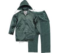 DELTAPLUS Completo antipioggia giacca + pantaloni verde