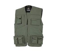 Deltaplus M2GI2VEXG Mach2 Gilet da lavoro in poliestere/cotone, verde/nero, taglia XL