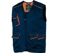 DELTAPLUS - M6GILBMGT - Gilet da lavoro Panostyle M6GIL - sargia-poliestere-cotone - taglia L - blu-arancio - Deltaplus - 73717 - Conf. da 1 Pz. - M6GILBMGT
