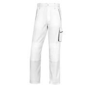 DELTAPLUS - M6PANBCXX - Pantalone da lavoro Panostyle M6PAN - taglia XXL - PE-cotone - bianco-grigio - Deltaplus - 89920 - Conf. da 1 Pz. - M6PANBCXX