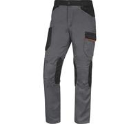 DELTA PLUS Pantalone da Lavoro Invernale Foderato MACH2 Regular Elastico Vita Ginocchia Preformate 7 Tasche Peso 245gr Deltaplus M2PW3 - L, Grigio-Ara