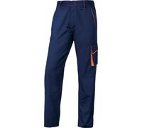 DeltaPlus - Pantaloni da lavoro blu/arancio 'M6PAN' Taglia M