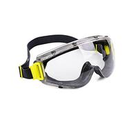 Deltaplus SAJAMIN - Occhiali da maschera in policarbonato trasparente, incolore, misura regolabile