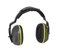 Delta PLus SNR 26 dB Casco da lavoro con paillettes ABS Archetto regolabile flessibile imbottito Delaplus Interlac Light