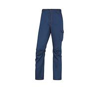 DELTAPLUS Pantalone da Lavoro Panostrpa - sargia/Poliestere/Cotone/Elastan - Taglia M - Blu/Arancio