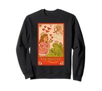 Delulu Tarocchi Principessa Rana Bandiere Rosse Design Felpa