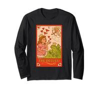 Delulu Tarocchi Principessa Rana Bandiere Rosse Design Maglia a Manica