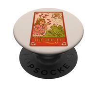 Delulu Tarocchi Principessa Rana Bandiere Rosse Design PopSockets PopGrip Adesivo