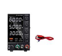 DELURA Alimentazione CC Alimentatore CC Alimentatore da Banco da Laboratorio A 4 Cifre Regolabile Alimentatore Stabilizzato A Commutazione CA Multiprotezione (Color : DPS605U 60V 5A)