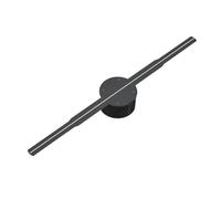 DELURA High Brightnes/Normal Brighttnes 3D Hologram Projector Fan 244 LED Beads Sign Display pubblicitario Lampada olografica Advertisi Ampia Applicazione