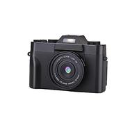 DELURA Mini fotocamera digitale 48mp 4k Vlogging Camcorder Compatibile con videocamere Zoom 16x Wifi Telecamera HD (Color : Camera)