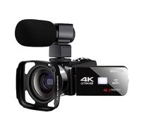 DELURA Videocamera WIFI 48MP Videocamere Vlog Digitali 4K For Riprese Notturne Registratore Portatile For Esterni A Infrarossi Live Streaming Web Cam Telecamera HD (Color : 16G SD Card, Size : 3)