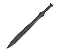 Deluxe Arti Marziali Nero Polipropilene Plastica Celtic Foglia Allenamento Spada - V4