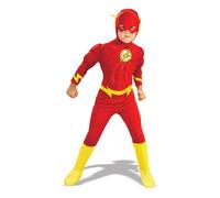 Deluxe Flash Costume Supereroe Bambini Costume Fumetto Ragazzi Dc
