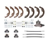 Deluxe Freno Kit 62 63 Chevy II Nova 1962 1963 Per Manuale & Potenza Freni