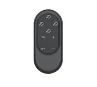 Deluxe Homeart Uniche candele a LED - Telecomando per candele LED senza fiamma per interni con 4 funzioni timer e regolazione della luminosità regolabile (nero)