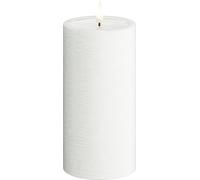 Deluxe Homeart Unique LED Candles - Candela a LED fatta a mano, in vera cera, senza fiamma, senza fiamma, con tecnologia 3D Real Flame (7,5 x 15 cm)