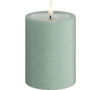 Deluxe Homeart Unique LED Candles - Candela senza fiamma tremolante in vera cera fatta a mano, senza fiamma, con tecnologia 3D Real Flame™, durata della batteria oltre 1500 ore (7,5 x 10 cm)