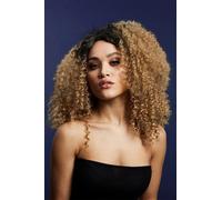 Deluxe Legato Parrucca Donna Calore Resistente 1980s 80s Wild Bambino Costume