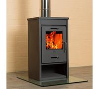 Deluxe LG 5 kW: Stufa a Legna Compatta, Alta Efficienza & Design Elegante [EEK: A]