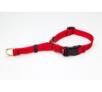 Deluxe Martingala Cane Collare di Qualità Regolabile Forte Morbido Ottone