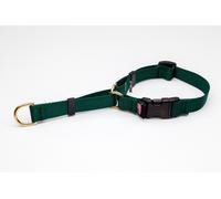 Deluxe Martingala Cane Collare di Qualità Regolabile Forte Morbido Ottone