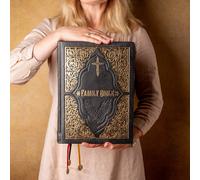 Deluxe pelle Nera Sacra Bibbia Kjv Illustrato Famiglia Edizione Regalo Perfetto