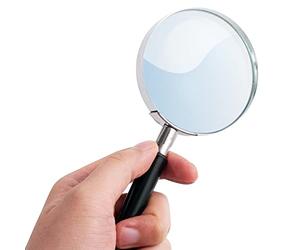 Deluxe Products Lente d'ingrandimento, vetro metallico, nero