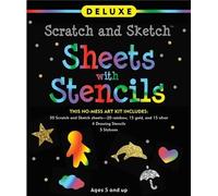 Deluxe Scratch & Sketch Sheets with Stencils (Merchandise)