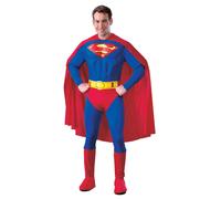 Deluxe Superman Uomo Costume Adulti Supereroe Costume Giornata Del Libro