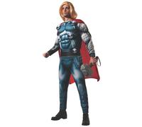 DELUXE THOR COSTUME - FANCY DRESS COSTUME (SIZE: STD) Unisex Costumes NUOVO