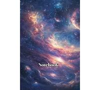 Deluxe Universe-Themed Notebook | Galaxy Design cover, 120 Lined Pages, Premium Quality Paper | Ideal for Journaling, School, Office, and Creative ... Gift for Space Lovers | Durable, Stylish