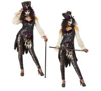Deluxe Voodoo Strega Costume da Dottore Donna Halloween Deluxe Costume