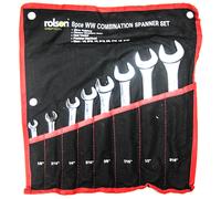 Deluxe Whitworth Combo Chiave/Chiave Inglese Set 8 PC Triumph Norton BSA Rolson