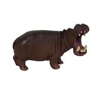 Deluxebase Mini Animal Adventure Repliche - Ippopotamo dipinto a mano realistica figura ippopotamo piccole statuette di animali in plastica e bomboniere animali. Ideale per safari animali giocattoli e
