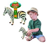 Deluxebase Zebra Toy Animal Adventure Replica Figure figure animali della grande zebra sono i giocattoli animali di safari ideale per i bambini.