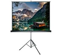 DELUXX Advanced schermo a treppiede 1:1 colore bianco opaco Polaro 203 x 203 cm