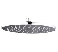 Delvac 123969MC017 - Soffione tondo a 1 getto, ø 200 mm, senza braccio da parete, con nodi anticalcare, cromato