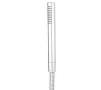 Delvac 133250MC017 - Doccetta rotonda a 1 getto, senza tubo, con ugelli anticalcare, 20 cm, cromata
