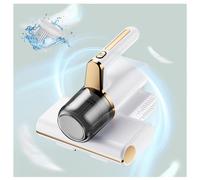 Delyx Aspirapolvere per Materassi, Batti Materasso con Luce Sterilizzazione UV, Aspirapolvere Letto Super Aspirazione 14kpa Batti Materasso, Antiacaro, Antibatterica,White