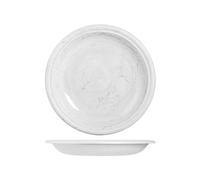 Dem Arabesque Piatto Fondo Bianco, Polipropilene, 22cm